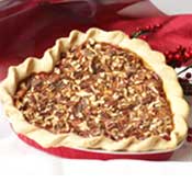 [Heart-shaped Pecan Pie]